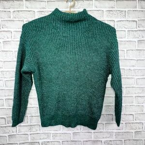 NWT🤩 |•APT. 9•| Pretty Green Sweater w/ Metallic Size Large